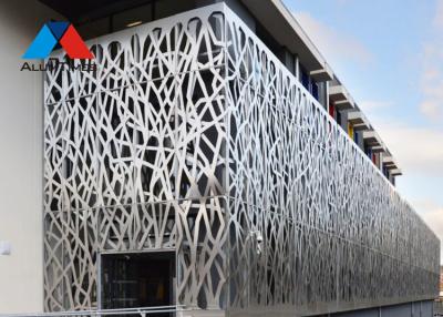 China PVDF cubrió la pantalla de aluminio decorativa para el OEM interior del revestimiento de la pared exterior en venta