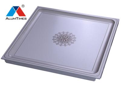 China 450×450 Aluminium Panel False Ceiling Tiles For Living Room Decoration for sale