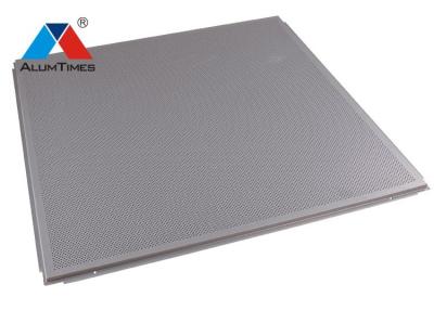 China Customized False Suspended Lay In Ceiling Panels Grey Color With Main Cross Grid for sale