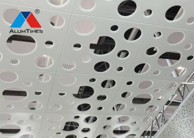 China 600x600 Clip In Aluminium Perforated Ceiling Fireproof Dustproof for sale