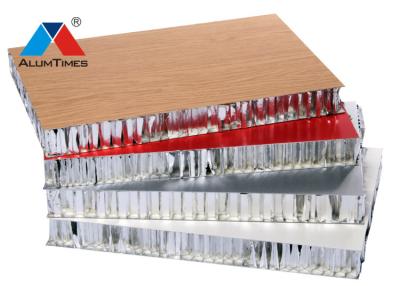 China Artículo de aluminio laminado de madera de la placa del panal para el buque del tren de alta velocidad en venta