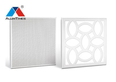China Fireproof Dustproof Aluminium Perforated Ceiling Panel With Powder Coating for sale
