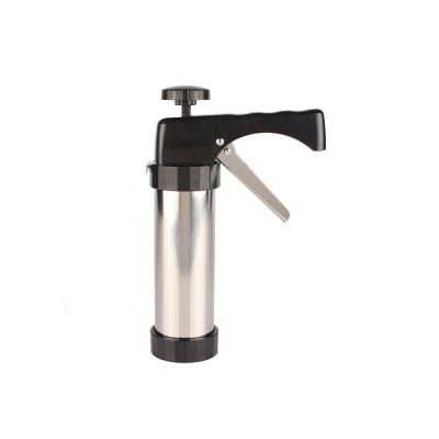 China Stainless Steel LFGB Biscuit And Icing Gun Set ABS Aluminum For Dessert Decorators for sale