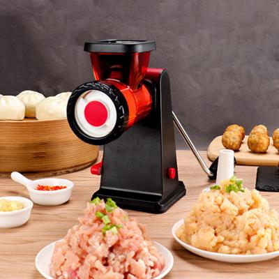 Chine Kitchen Small Multifunctional Plastic Mince Household Meat Machine Hand Operated à vendre
