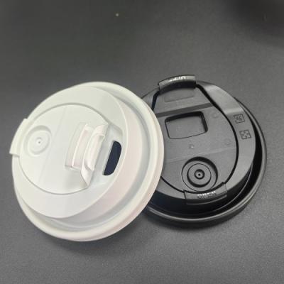 China Wholesale White Black Take Away Disposable Coffee Cup Cover Blister PS PP PET Cup Lid for sale
