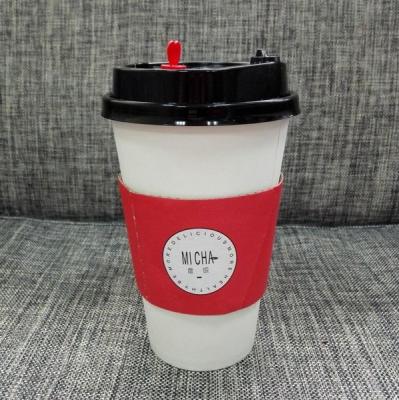 China Cardboard Takeaway Coffee Cup Sleeves High Stiffness With Customized Size for sale