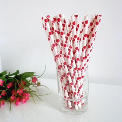 China Fda Certificates Decorative Paper Straws Environmentally Friendly Beverage for sale