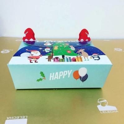 China Creative Design Paper Takeaway Box Buckle Closer, Easy To Use Sgs Fda Certificated for sale