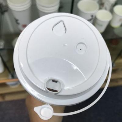 China Pp Injection Plastic Cup Lid Lids 80mm 90mm Custom Size White Black Transparent for sale
