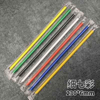 China Individual Packed Plastic And Paper Straws Plastic Milk Tea Straws Customized for sale