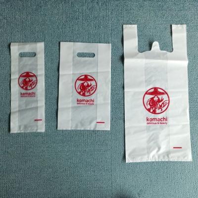 China Las bolsas de plástico abonablees, las bolsas de plástico amistosas de Eco para 1,2,4 tazas del té de Boba en venta