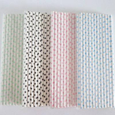 China Custom Colorful Plastic And Paper Straws Disposable Drink Biodegradable for sale