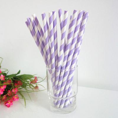 China Stripe Bulk Packed Plastic And Paper Straws For Home School Cocktail Wedding for sale