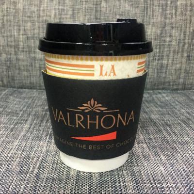 China Disposable Eco Friendly Coffee Cup Sleeves for 12oz, 16oz cups for sale