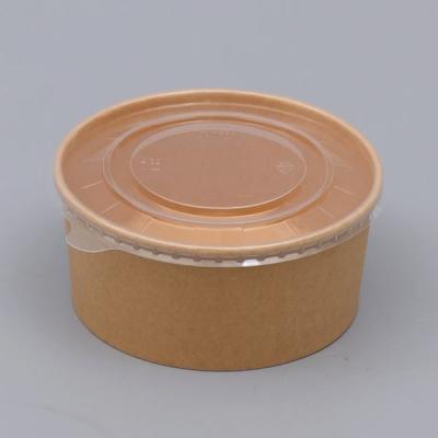 China Restaurant 1000ml Disposable Kraft Food Containers for sale