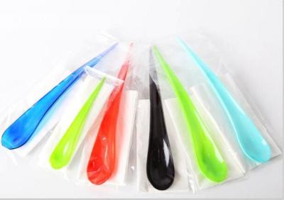 China 20cm PS Disposable Water Drop Style Ice Cream Spoon for sale