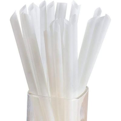 China Cornstarch Biodegradable PLA Drinking Straw For Boba Tea Shops for sale