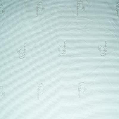 China Pure White TUV 180gsm Mattress Ticking Fabric 100 Polyester Interlock Fabric for sale