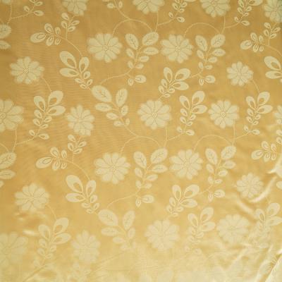 China TUV certified 100% Polyester Gold Mattress Cover Fabric Light resistance for sale