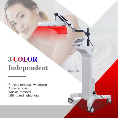 China Máquinas PDT para acne da pele LED Máquina de terapia de luz LED profissional azul e vermelho à venda