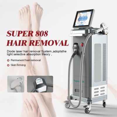 China Stationary Grey 3 Wavelength Diode Laser Hair Removal 810nm 1200W for sale