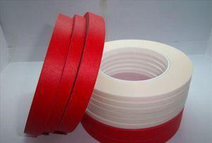 China Red Pet Composite Crepe Paper Masking Tape For High Temperature Resistant for sale