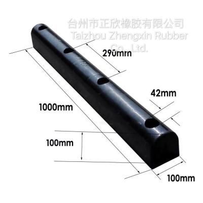 China Grand pier D type rubber fender Article crash D type boat rubber fender strip, d marine fender  Customized Longlife and for sale
