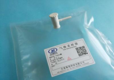 China Dupont Tedlar® PVF Gas Sampling Bag with PP valve silicone septum  PP valve features 3/16'' OD (4.76mm/7mm)  TDL71_0.5L for sale