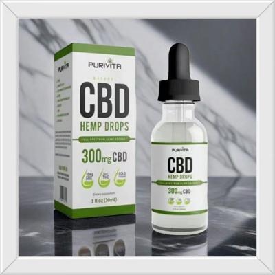 China Custom Paper Box For Cbd Oil Drops Packaging With 10ml Dropper Bottles for sale
