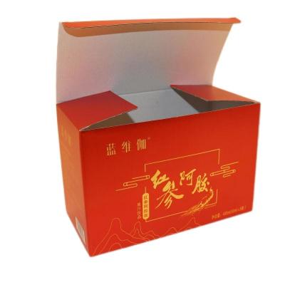 China OEM Printed Coated Paper Packing Box For Bird'S Nest And Food for sale