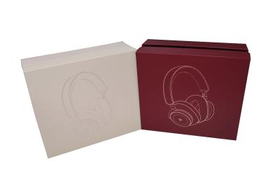 China Consumer Electronics Retail Rigid Headphone Packaging Box High End for sale