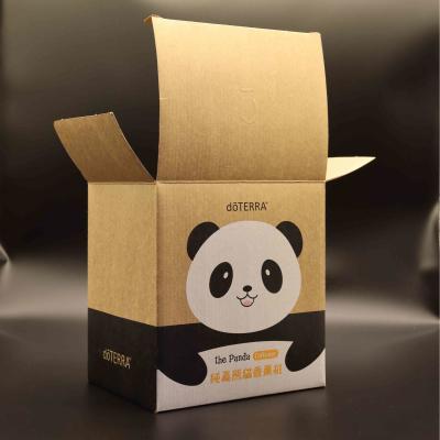 Κίνα Eco Friendly Recyable Kraft Corrugated Mailer Shipping Box Matte Foil προς πώληση