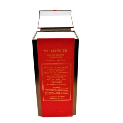 China Rigid Wine Box Packaging Top Opening Gold foil Stamping Embossing ODM for sale