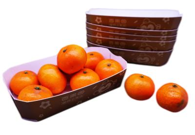 China Folding Food Packing Boxes , Waterproof Cardboard Boxes For Fruits CMYK Printing for sale