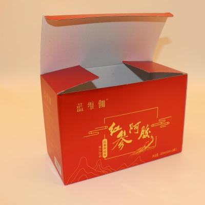 China Kraft Disposable Food Packing Boxes For Donkey Hide Gelatin ODM for sale