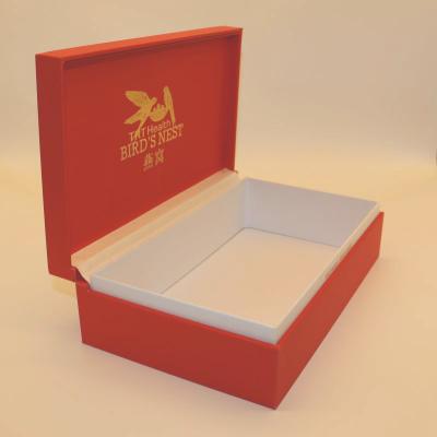 China Clamshell Food Packing Boxes With Ribbon 25.5X15.5X8.5cm Size for sale