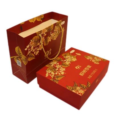 China Red Honey Jar Box Packaging , Cardboard EPE Foam Box C1S CCNB Material for sale