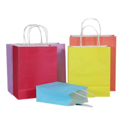 China 150g Eco Friendly Kraft Paper Bag For Shopping Embossing Debossing, bag with handle for sale