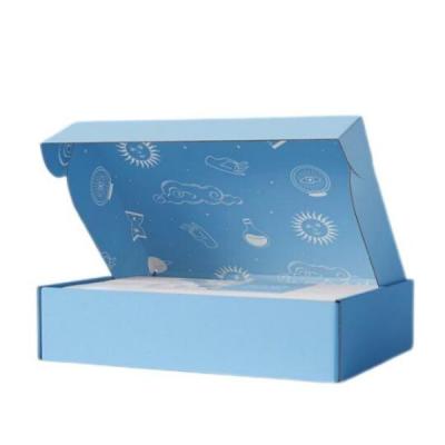 China E Flute Kraft Corrugated Shipping Boxes Colorful Recyclable Silk Screen, Corrugated paper laminate CCNB, C1S for sale
