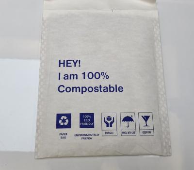 China Eco Friendly Packaging Accessories Honeycomb Paper Bags With 3M Tape Self Adhesive for sale