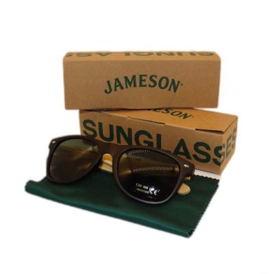 China Sun Glasses Retail Packaging Boxes Custom CMYK 4 Color Offset Printing ODM, Kraft Paper Box silk screen printing for sale