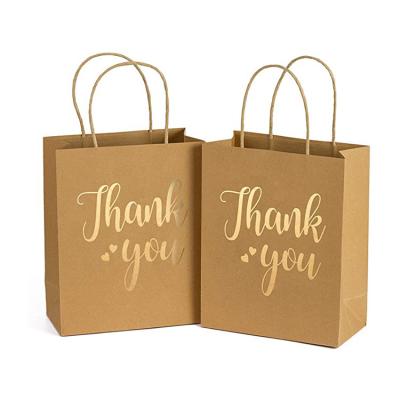 China Recyclable Sustainable Packaging Boxes , 4C PMS FSC Kraft Paper Bag With Handle for sale