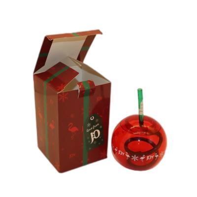 China Bauble Christmas Packaging Box 350 C1S Material  Glossy Lamination for sale