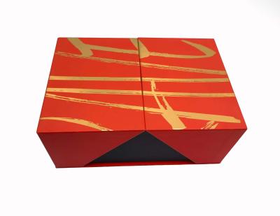 China CMYK Custom Rigid Boxes , luxury gift packaging with Gold Foil Stamping EVA tray for sale