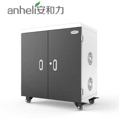 China RoHS Anheli Multiple Mobile Device Tablets Charging Station Cart 36 Ports for sale