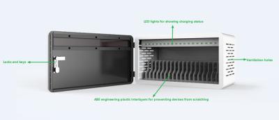 Chine Chariot en plastique de stockage d'Ipad d'ingénierie d'ABS d'Anheli USB pour des écoles à vendre