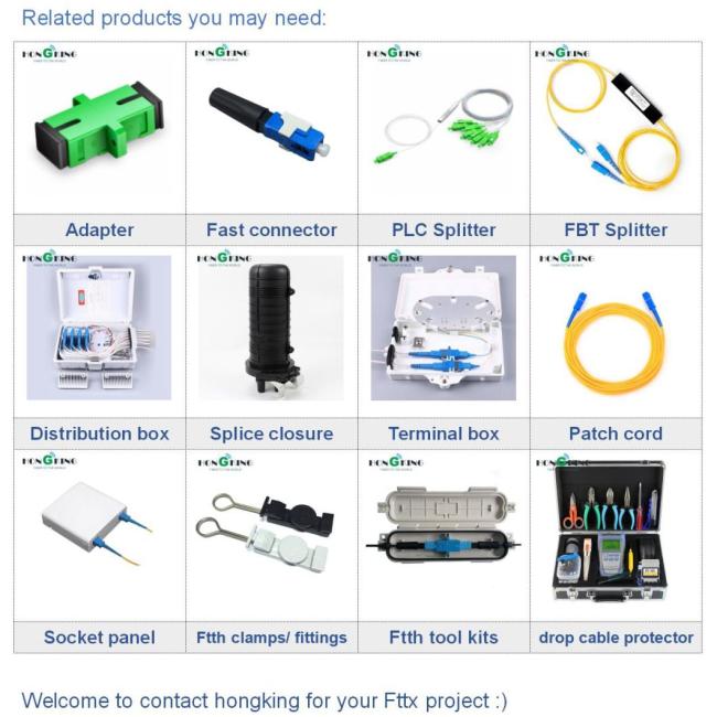 New 2 Cores Fiber Optic Access Terminal Box