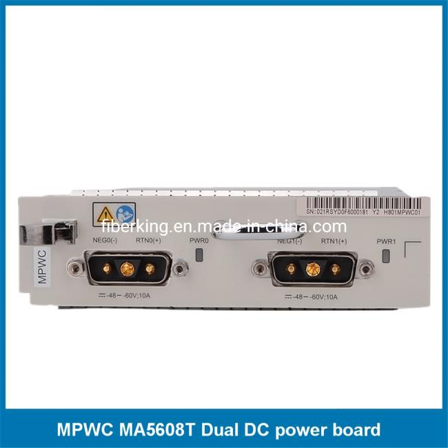 H801mpwc Dual DC Power Board Card for Huawei Ma5608t Olt