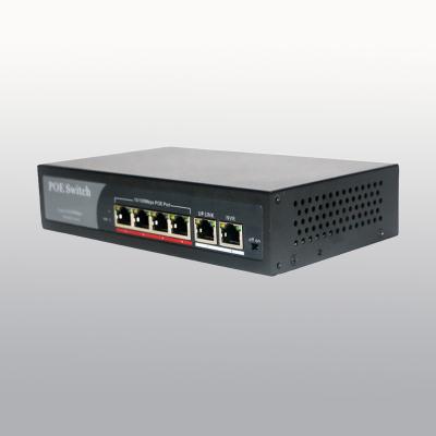 China 4EP+2E Series FTTH Router Modem 100M POE Switch 4 10 / 100Mbps POE Ports en venta
