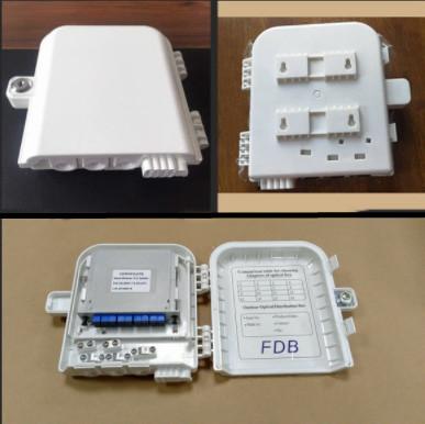 China Parede da caixa terminal da fibra ótica dos núcleos de FTTH 8 ou montagem Dustproof de Polo à venda
